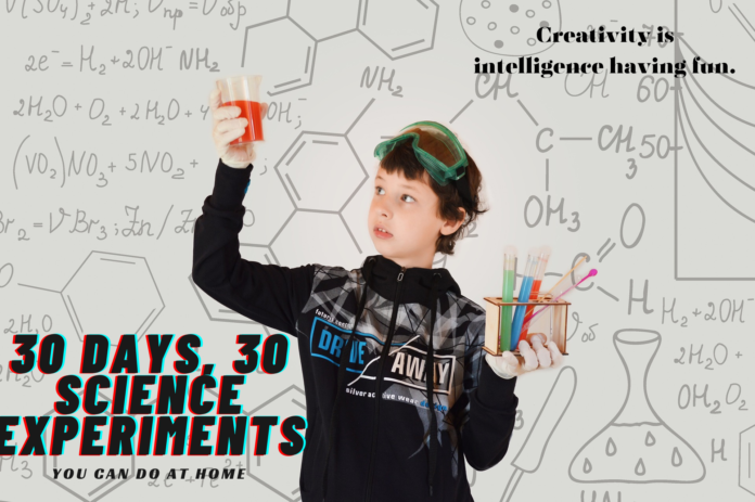 science experiments to do at home